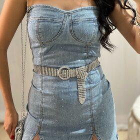 Vestido jeans Ana Castela
